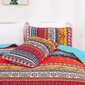 Bohemian vuodevaatteet setti WONGS BEDDING, raidallinen printti, 229 x 260 cm hinta ja tiedot | Pussilakanat ja tyynyliinat | hobbyhall.fi