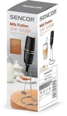 Cappuccino vaahdotin Sencor SMF1010BK, musta hinta ja tiedot | Sähkövatkaimet ja maidonvaahdottimet | hobbyhall.fi