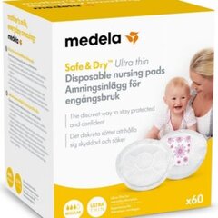 Kertakäyttöiset rintatyynyt Medela, 60 kpl hinta ja tiedot | Medela Lapset | hobbyhall.fi