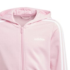 Adidas huppari Yg E 3S Fz Hoodie Pink hinta ja tiedot | Tyttöjen neuleet, liivit ja jakut | hobbyhall.fi