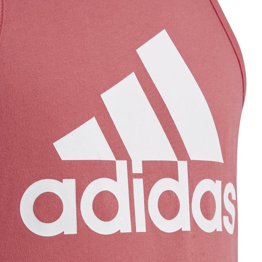 Adidas Puserot YG Logo Tank Pink hinta ja tiedot | Tyttöjen paidat | hobbyhall.fi