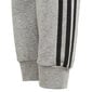 Adidas Housut Yg E 3s Pants Grey hinta ja tiedot | Tyttöjen leggingsit ja housut | hobbyhall.fi