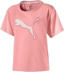 Puma Puserot Softsport Graphic Tee Soft Pink hinta ja tiedot | Tyttöjen paidat | hobbyhall.fi