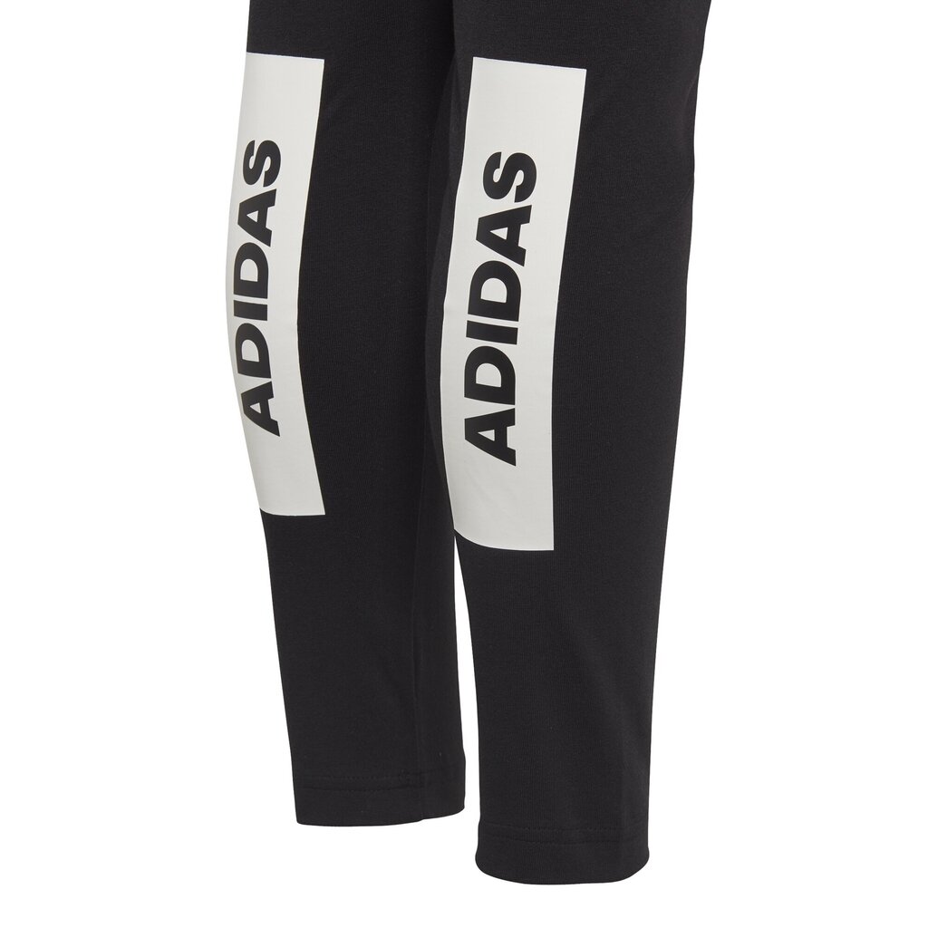 Adidas Elastinen Yg Id Lin Tights Black hinta ja tiedot | Tyttöjen leggingsit ja housut | hobbyhall.fi