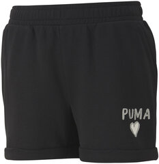 Puma Shortsit Alpha Shorts Black hinta ja tiedot | Tyttöjen shortsit | hobbyhall.fi