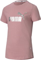Puma Puserot Ess + Tee Pink hinta ja tiedot | Tyttöjen paidat | hobbyhall.fi