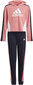 Adidas Urheiluasu G Hooded Crop Ts Black Pink hinta ja tiedot | Tyttöjen kokoasut ja setit | hobbyhall.fi