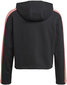 Adidas Urheiluasu G Hooded Crop Ts Black hinta ja tiedot | Tyttöjen kokoasut ja setit | hobbyhall.fi