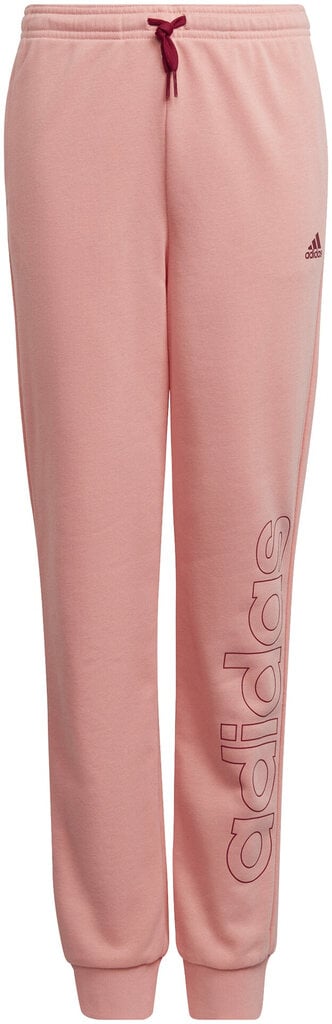 Adidas Housut G Lin Ft C Pant Pink HE1975 hinta ja tiedot | Tyttöjen leggingsit ja housut | hobbyhall.fi