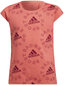 Adidas Puserot G Logo T Ess Pink HF1831 hinta ja tiedot | Tyttöjen paidat | hobbyhall.fi