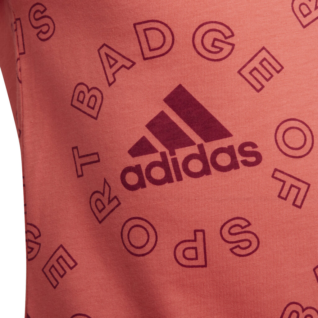Adidas Puserot G Logo T Ess Pink HF1831 hinta ja tiedot | Tyttöjen paidat | hobbyhall.fi