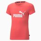 Puma Puserot Ess Logo Tee Coral 587029 58 hinta ja tiedot | Tyttöjen paidat | hobbyhall.fi