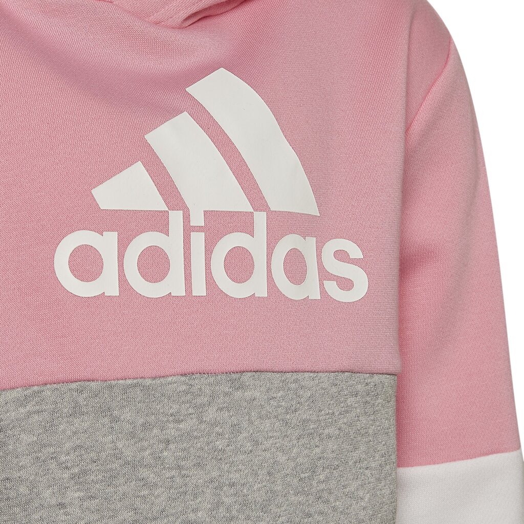 Adidas Urheiluasu Lk Cb Fl Ts Grey Pink HU0430 hinta ja tiedot | Tyttöjen kokoasut ja setit | hobbyhall.fi