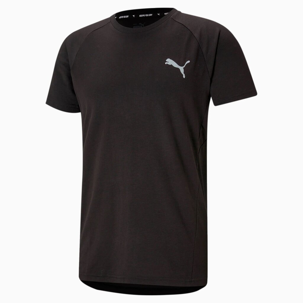 Puma T-paita Evostripe Tee Black hinta ja tiedot | Miesten urheiluvaatteet | hobbyhall.fi