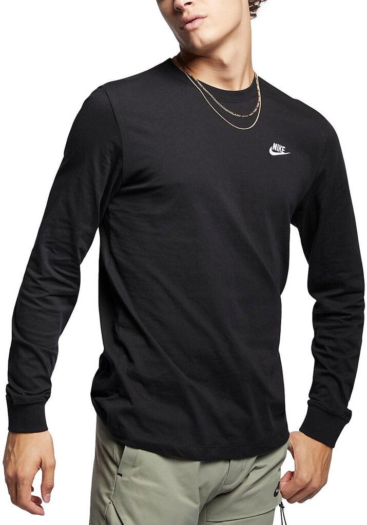 Nike T-paita M NSW Club Tee-Ls Black hinta ja tiedot | Miesten urheiluvaatteet | hobbyhall.fi