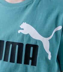 Puma T-paita Ess+ Col Logo Green 586985 50 hinta ja tiedot | Poikien paidat | hobbyhall.fi