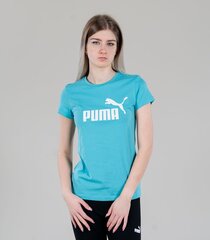 Puma Puserot Ess logo Tee Green 586775 61 hinta ja tiedot | Naisten T-paidat | hobbyhall.fi