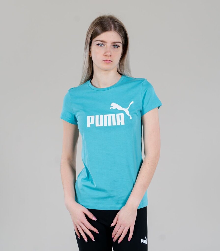 Puma Puserot Ess logo Tee Green 586775 61 hinta ja tiedot | Naisten T-paidat | hobbyhall.fi