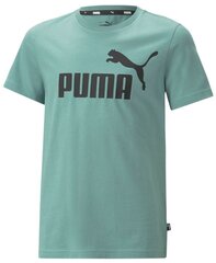 Puma T-paita Ess Logo Tee Green 586960 84 hinta ja tiedot | Poikien paidat | hobbyhall.fi
