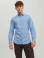 Jack & Jones miesten paita 12223001*01, vaaleansininen/sininen 5715364738739 hinta ja tiedot | Miesten kauluspaidat | hobbyhall.fi