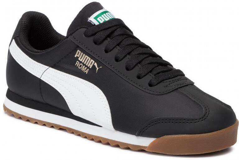 Puma Jalkineet Roma Basic Summer Black White hinta ja tiedot | Lasten urheilukengät | hobbyhall.fi