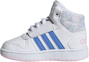 Adidas Jalkineet Hoops Mid 2.0 I White hinta ja tiedot | Lasten urheilukengät | hobbyhall.fi