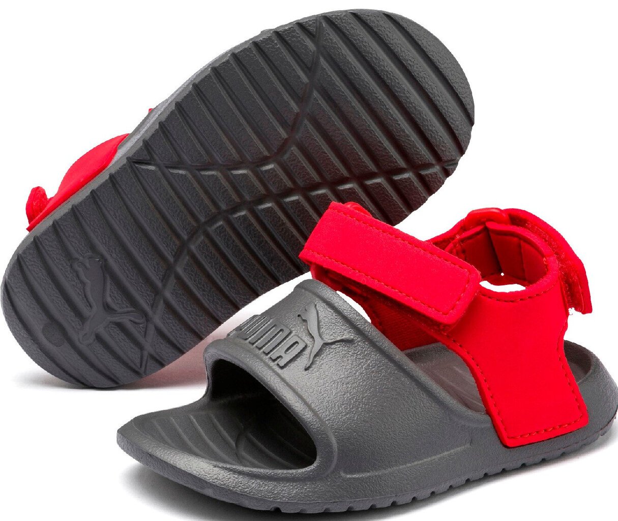 Puma Sandaalit Divecat V2 Injex Inf Grey Red hinta ja tiedot | Lasten sandaalit | hobbyhall.fi