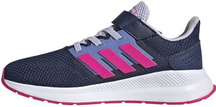 Adidas Jalkineet Runfalcon C Blue Pink hinta ja tiedot | Lasten urheilukengät | hobbyhall.fi