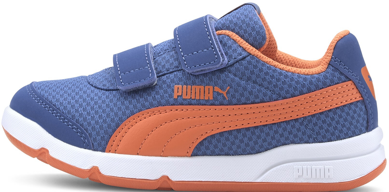 Puma Jalkineet Stepfleex 2 Mesh Blue Orange hinta ja tiedot | Lasten urheilukengät | hobbyhall.fi