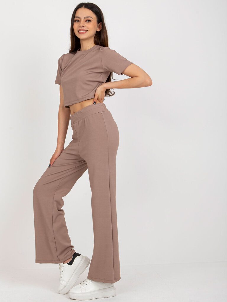 Naisten tummanbeige Casual setti hinta ja tiedot | Naisten setit ja haalarit | hobbyhall.fi