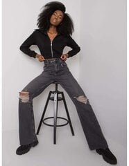 Musta nainen Jeans denim farkut hinta ja tiedot | Naisten farkut | hobbyhall.fi