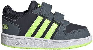 Adidas Jalkineet Hoops 2.0 Cmf I Blue Green hinta ja tiedot | Lasten urheilukengät | hobbyhall.fi