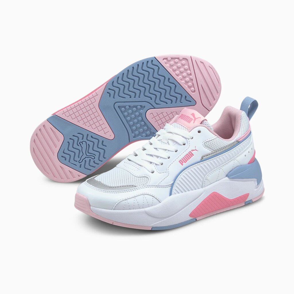 Puma Jalkineet X-Ray 2 Square Jr White Pink Blue hinta ja tiedot | Lasten urheilukengät | hobbyhall.fi