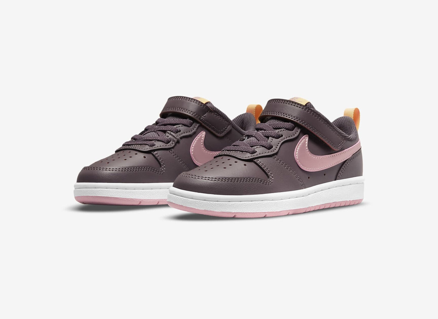 Nike Jalkineet Court Borough Low Purple 2BQ5451 200 hinta ja tiedot | Lasten urheilukengät | hobbyhall.fi