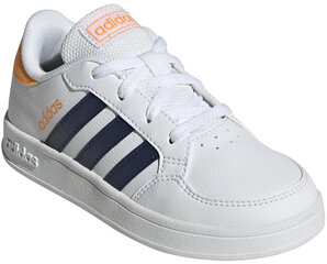 Adidas Jalkineet Breaknet K White GW2889 hinta ja tiedot | Lasten urheilukengät | hobbyhall.fi