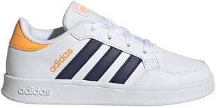 Adidas Jalkineet Breaknet K White GW2889 hinta ja tiedot | Lasten urheilukengät | hobbyhall.fi