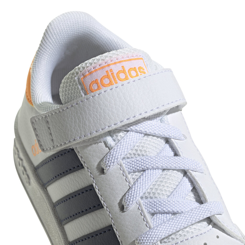 Adidas Jalkineet Breaknet El C White Yellow GW2898 hinta ja tiedot | Lasten urheilukengät | hobbyhall.fi