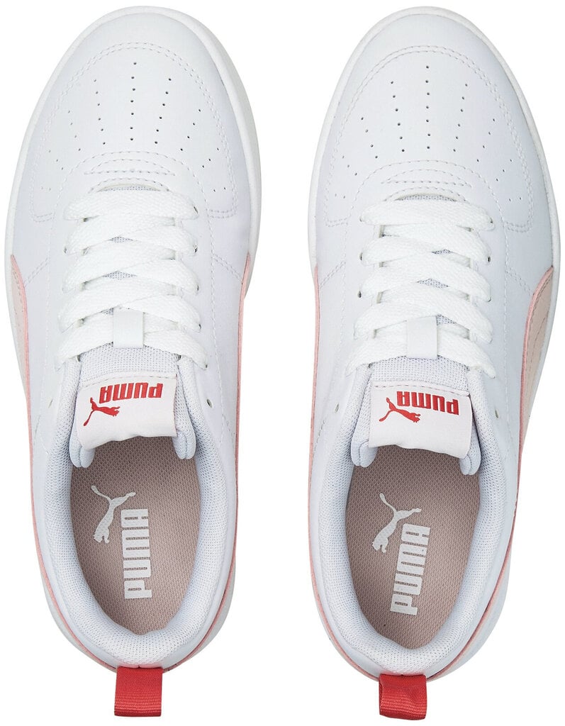 Puma Jalkineet Rickie Jr Lotus White Pink 384311 06 hinta ja tiedot | Lasten urheilukengät | hobbyhall.fi