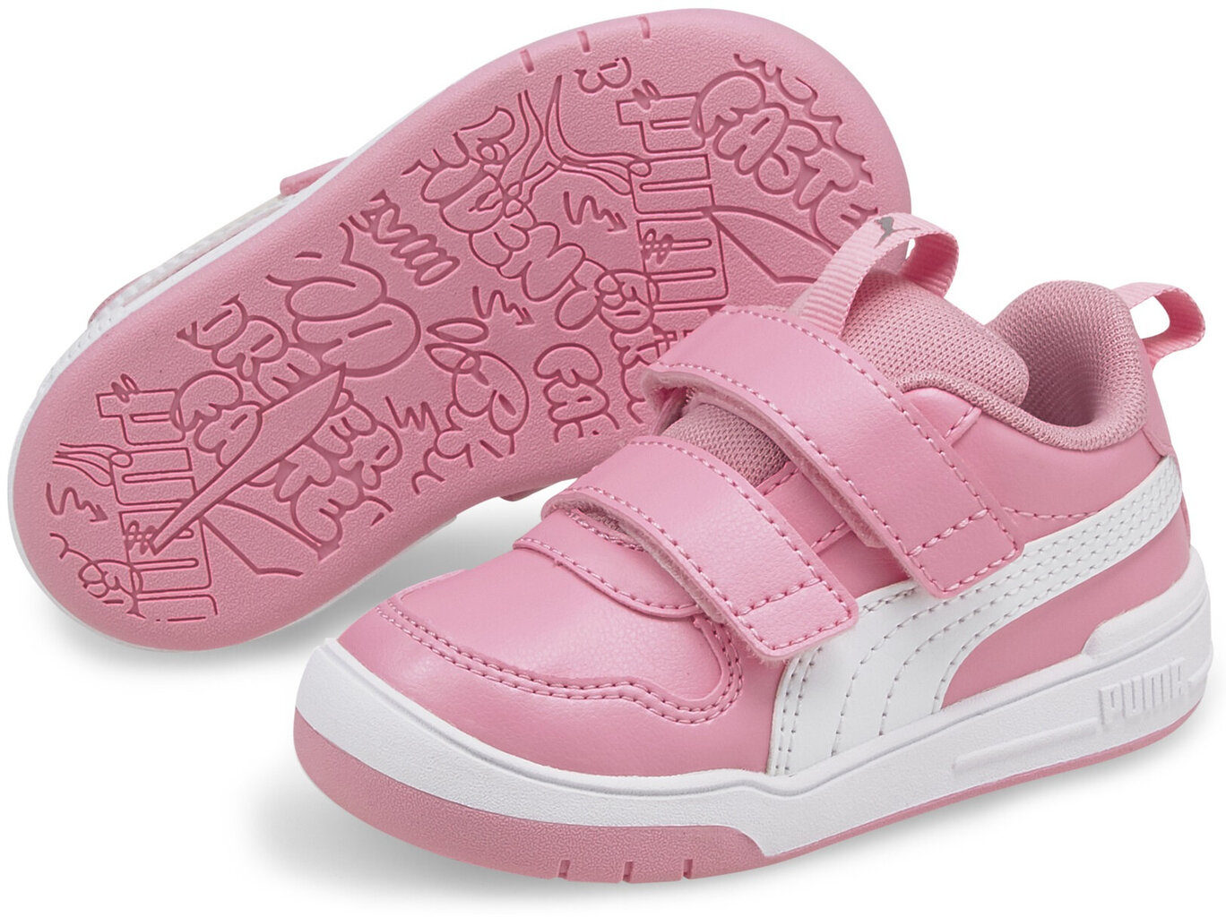 Puma Jalkineet Multiflex Sl V Inf Pri Pink 380741 09 hinta ja tiedot | Lasten urheilukengät | hobbyhall.fi