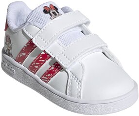 Adidas Jalkineet Grand Court Mm Cf I White GY8011 hinta ja tiedot | Lasten urheilukengät | hobbyhall.fi