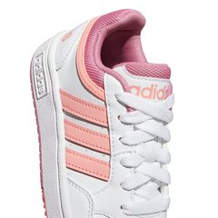 Adidas Jalkineet Hoops 3.0 K White Pink GW0418 hinta ja tiedot | Lasten urheilukengät | hobbyhall.fi