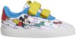 Adidas Jalkineet Vulc Raid3R Mickey White GY8005 hinta ja tiedot | Lasten urheilukengät | hobbyhall.fi
