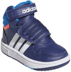 Adidas Jalkineet Hoops Mid 3.0 Ac I Blue GW0406 hinta ja tiedot | Lasten urheilukengät | hobbyhall.fi