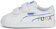 Puma Jalkineet Smash v2 Home School White 386201 02 hinta ja tiedot | Lasten urheilukengät | hobbyhall.fi