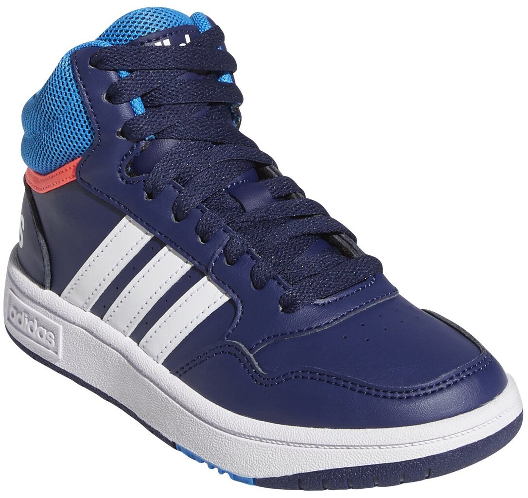 Adidas Jalkineet Hoops 3.0 Mid Blue GW0400 hinta ja tiedot | Lasten urheilukengät | hobbyhall.fi