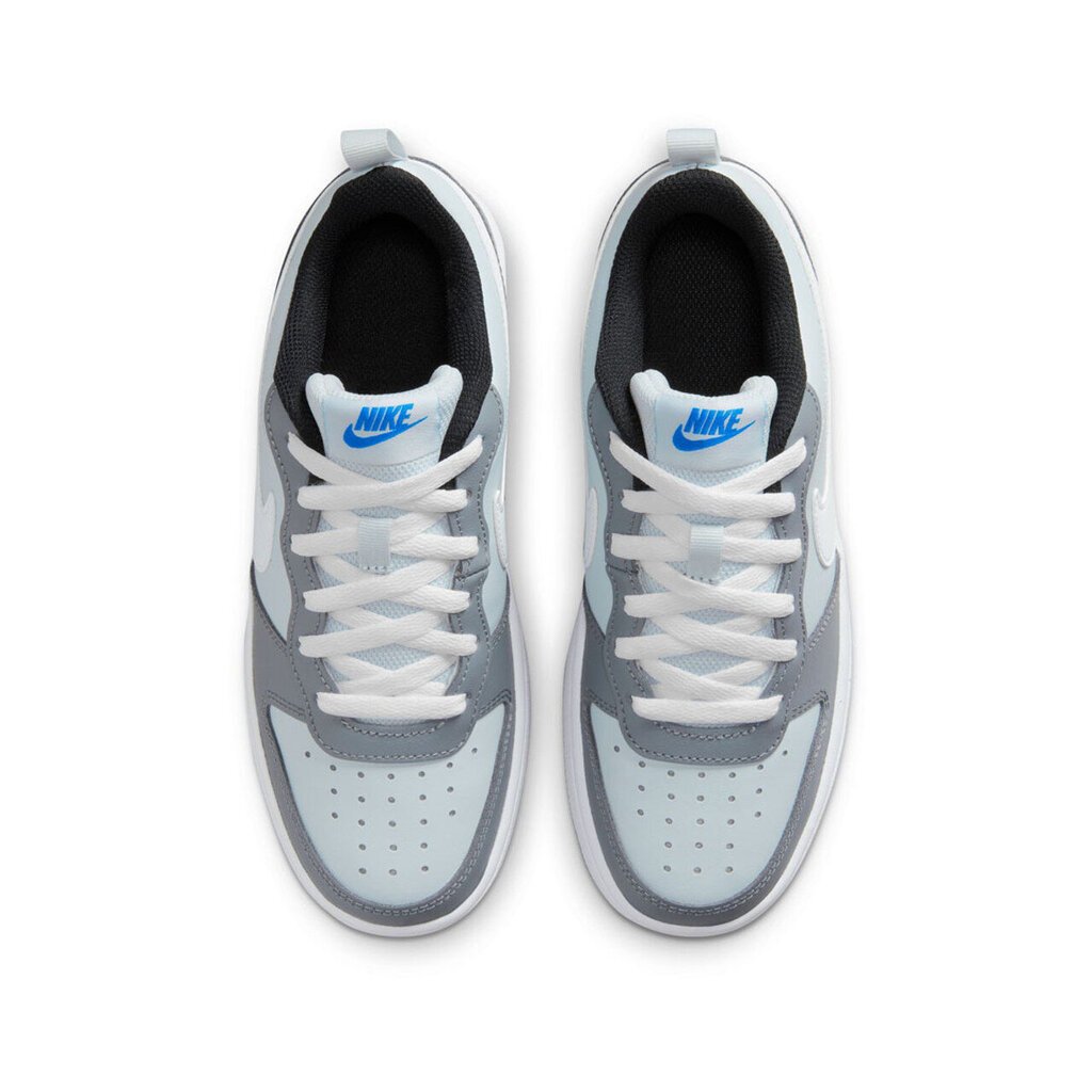 Nike Jalkineet Court Borough Low 2 White Grey BQ5448 019 hinta ja tiedot | Miesten urheilu- ja vapaa-ajan kengät | hobbyhall.fi