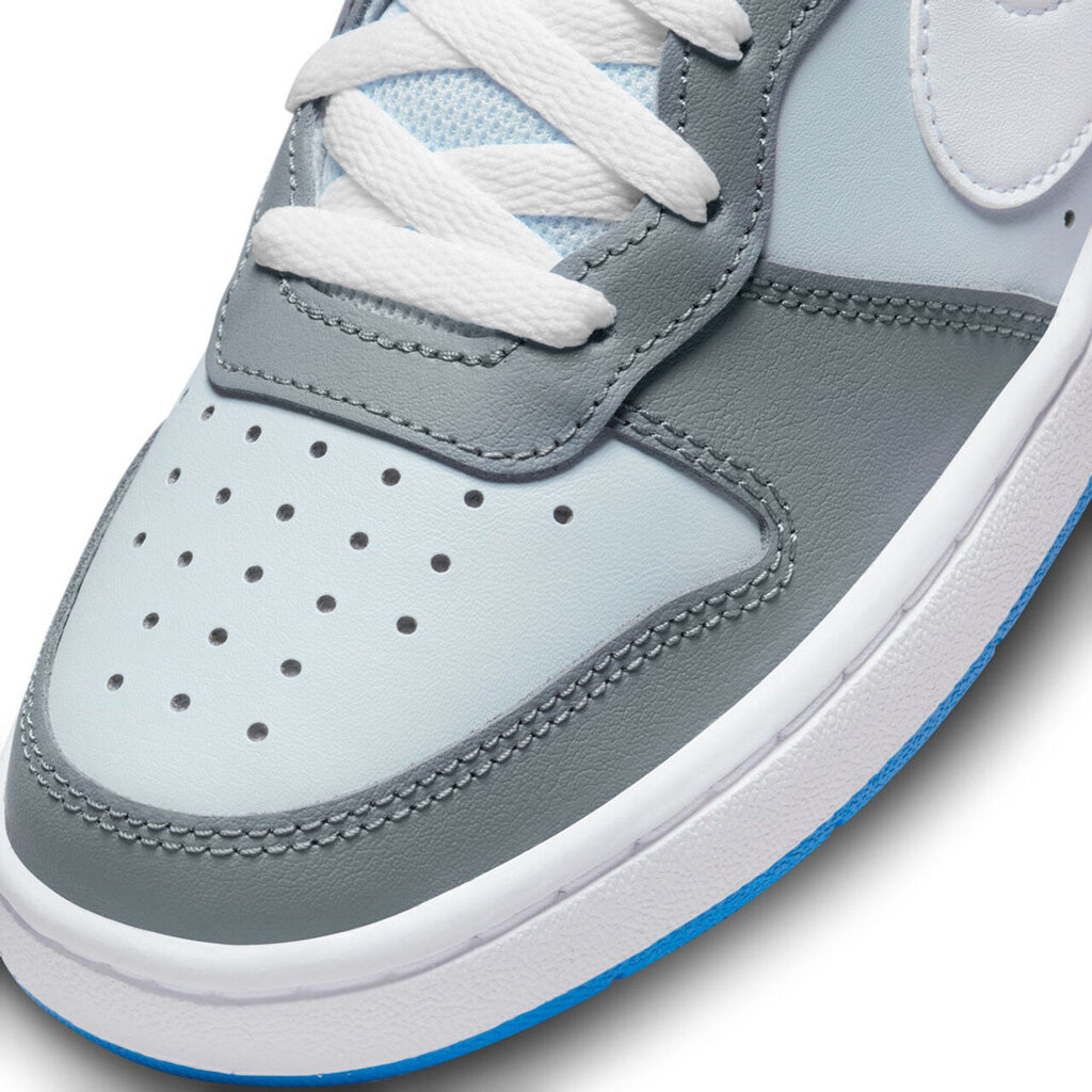 Nike Jalkineet Court Borough Low 2 White Grey BQ5448 019 hinta ja tiedot | Miesten urheilu- ja vapaa-ajan kengät | hobbyhall.fi