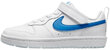 Nike Jalkineet Nike Court Borough Low 2 White Blue BQ5451 123 hinta ja tiedot | Lasten kengät | hobbyhall.fi