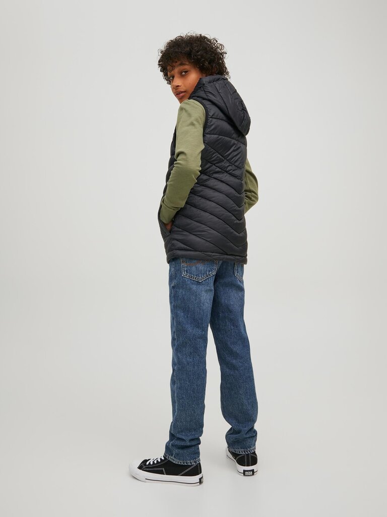 Jack & Jones lasten liivi 12212854*01, musta 5715308099452 hinta ja tiedot | Poikien takit | hobbyhall.fi