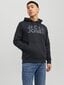 Jack & Jones miesten collegepaita 12152840*06, musta 5715106795563 hinta ja tiedot | Miesten kauluspaidat | hobbyhall.fi